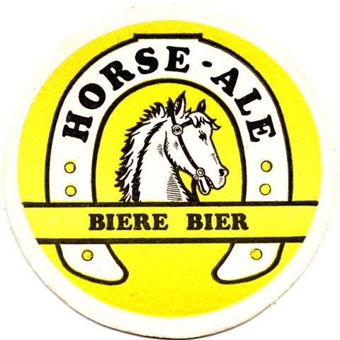 anderlecht va-b horse ale rund 1a (215-biere bier-gelbschwarz) 